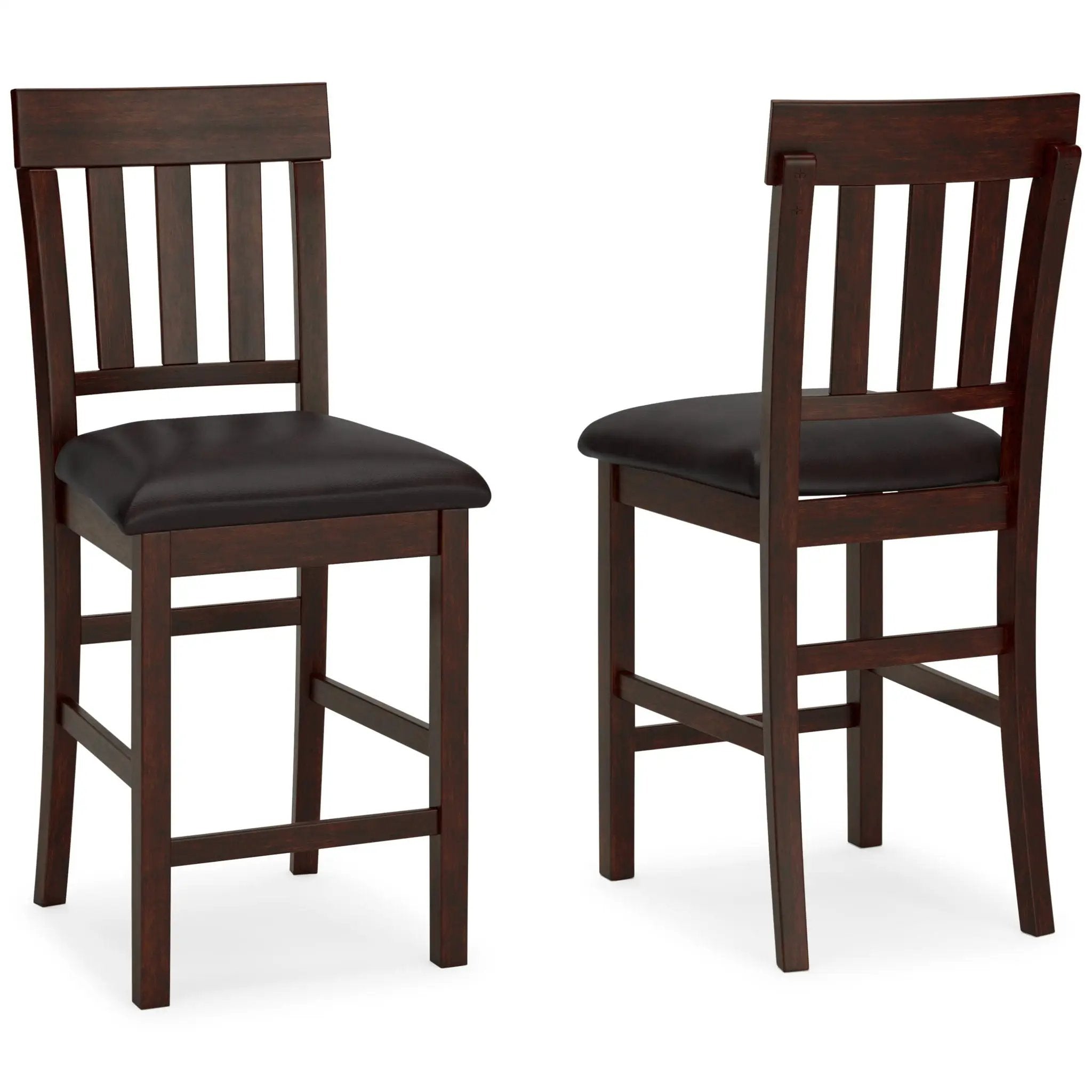 Haddigan - Upholstered Barstool (Set of 2) - Dark Brown by Unique Piece Furniture