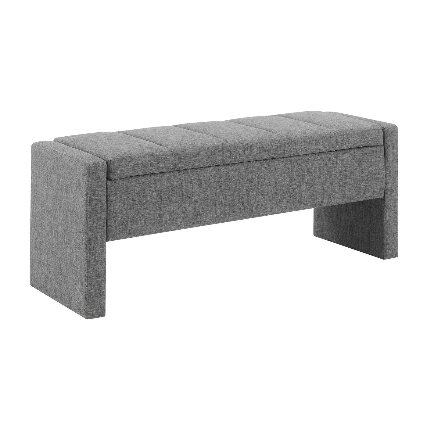 Modern Upholstered Large Bed End Bench With Storage by HouseOfZazla