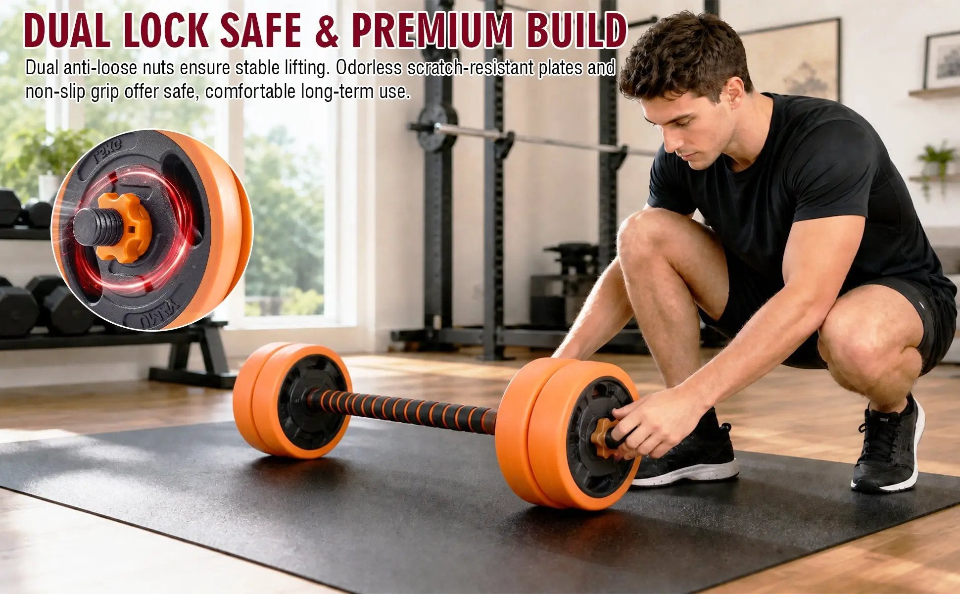 66LB Adjustable Dumbbell Set by HouseOfZazla