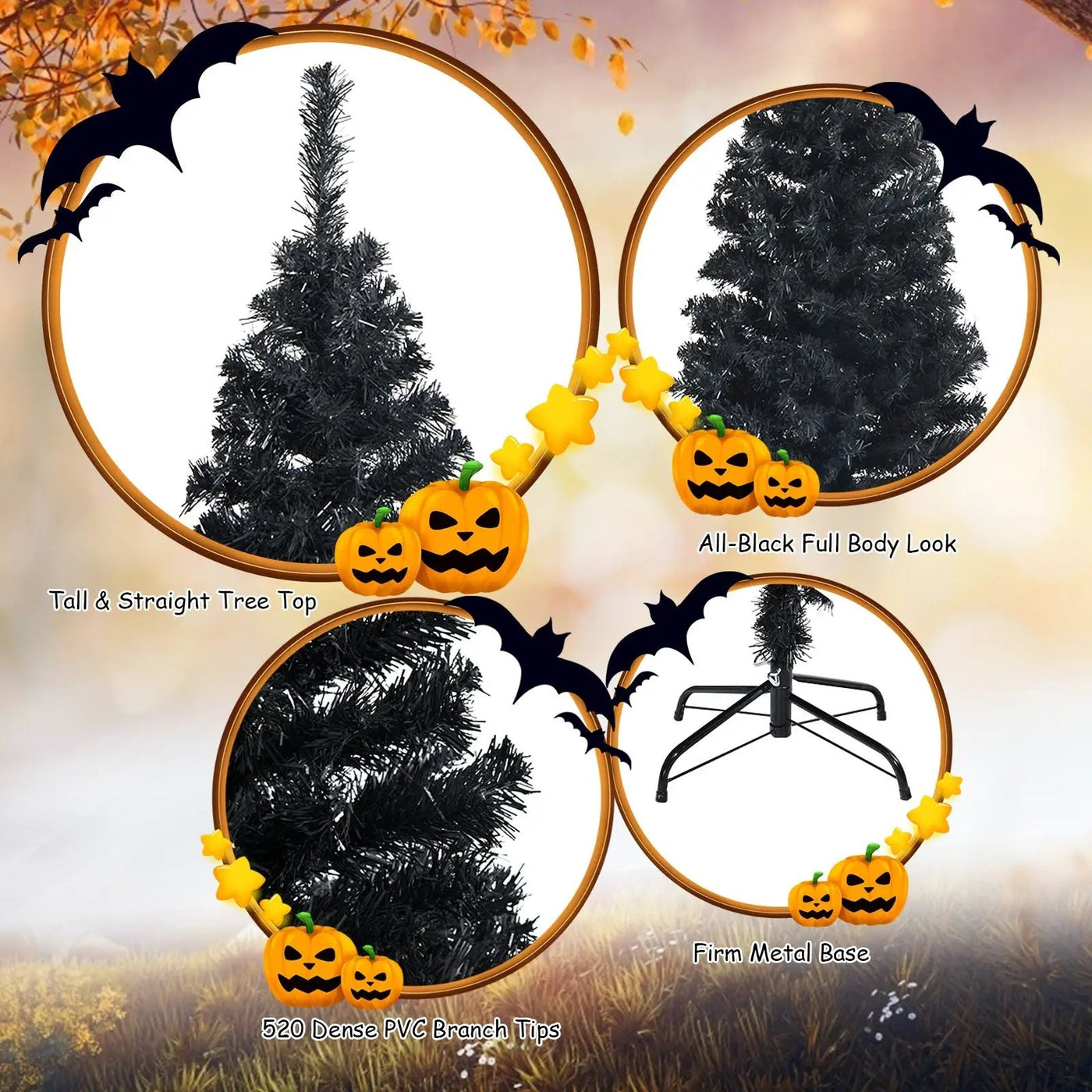 6 Feet Unlit Pencil Slim Tree Artificial Christmas Tree by DirectDeals