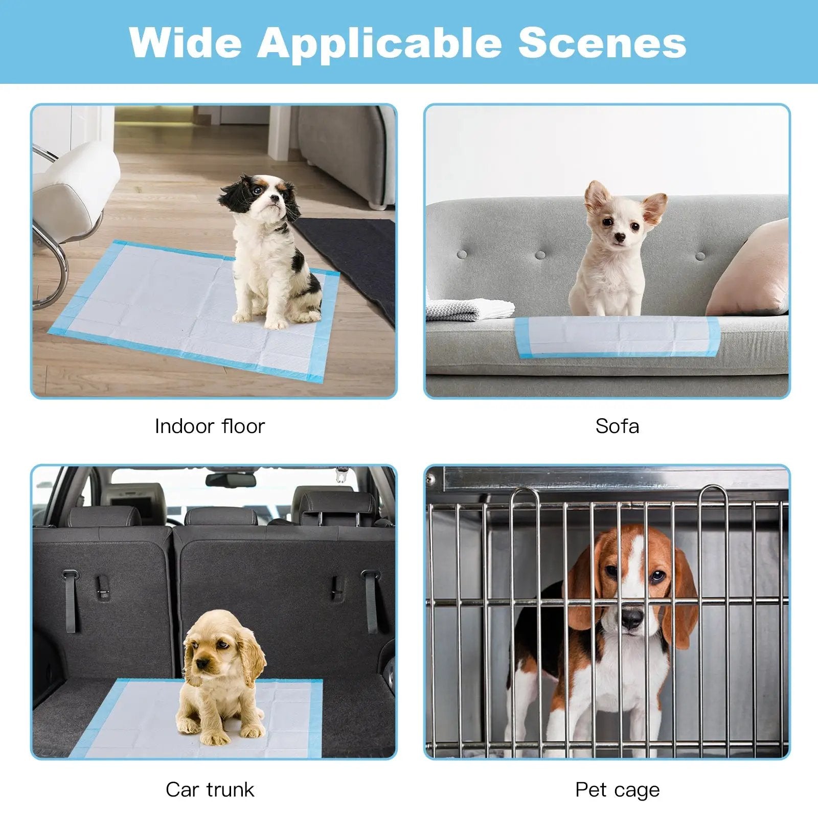 300 Pieces 17 x 24 Inch Pet Wee Pee Piddle Pad by DirectDeals