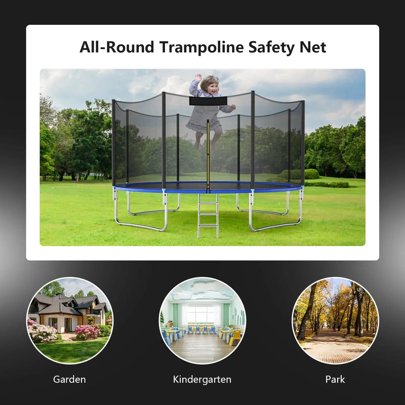 8 Feet Trampoline Safety Replacement Protection Enclosure Net by DirectDeals