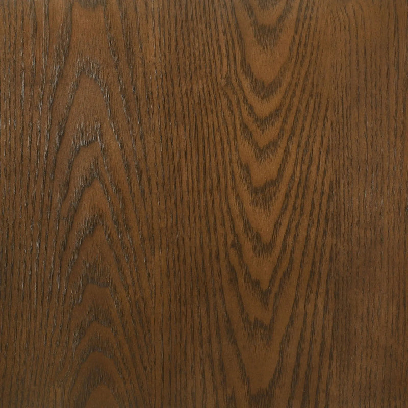 Franklin Round Wood Pedestal Side End Table Dark Brown by Unique Piece Furniture