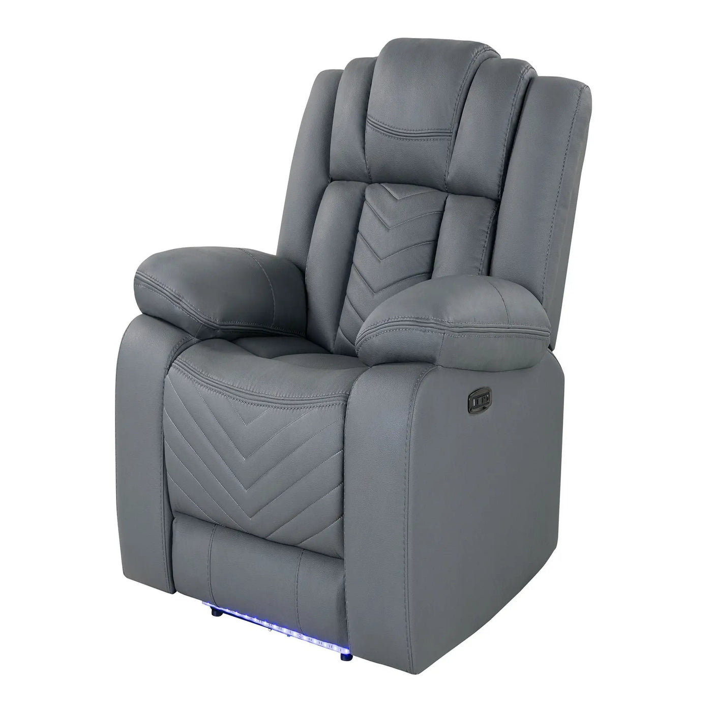 Raize - Power Living Room Set With Storage Console And Cup Holders by HouseOfZazla