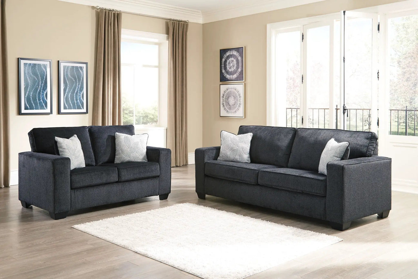 Altari - Stationary Loveseat by Unique Piece Furniture