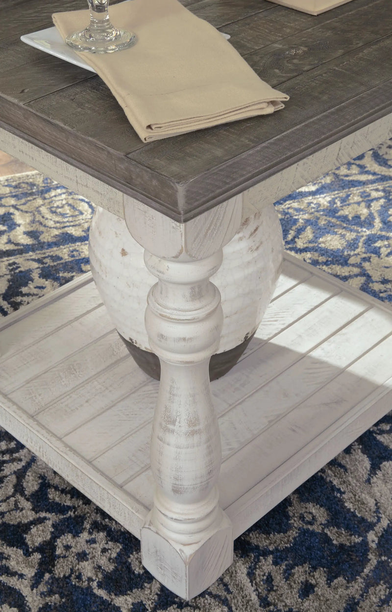 Havalance - Rectangular End Table - Gray / White by Unique Piece Furniture