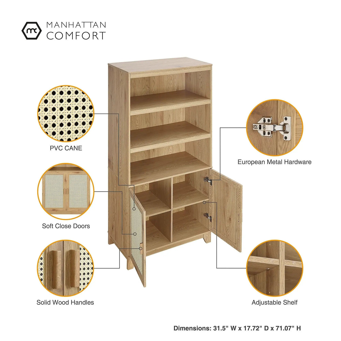 Sheridan - Bookcase Cabinet by HouseOfZazla