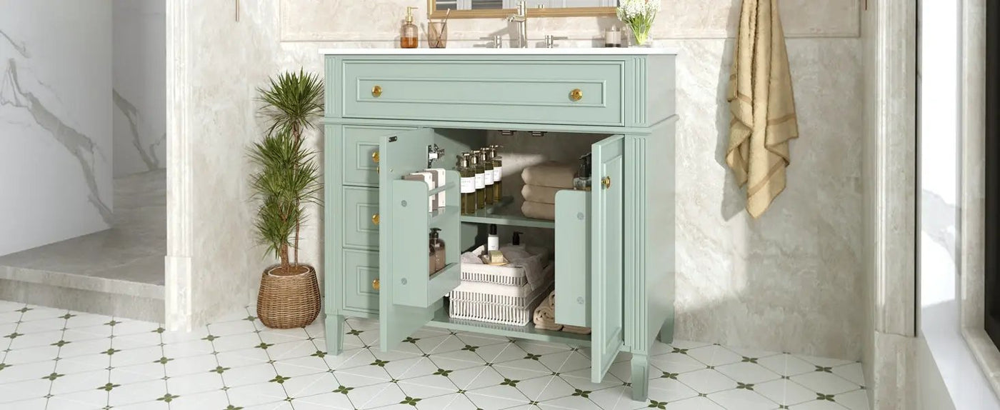 36 Inch Bathroom Vanity with Sink by HouseOfZazla