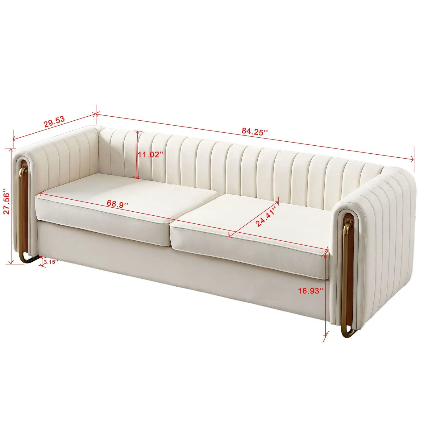 Contemporary Sofa Couch For Living Room by HouseOfZazla
