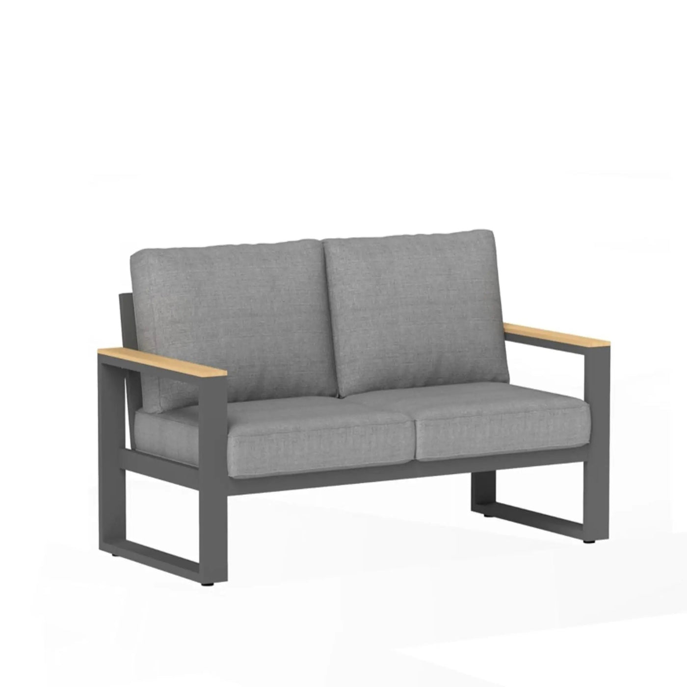 All-Weather Loveseat Sofa With Thick Cushions by HouseOfZazla