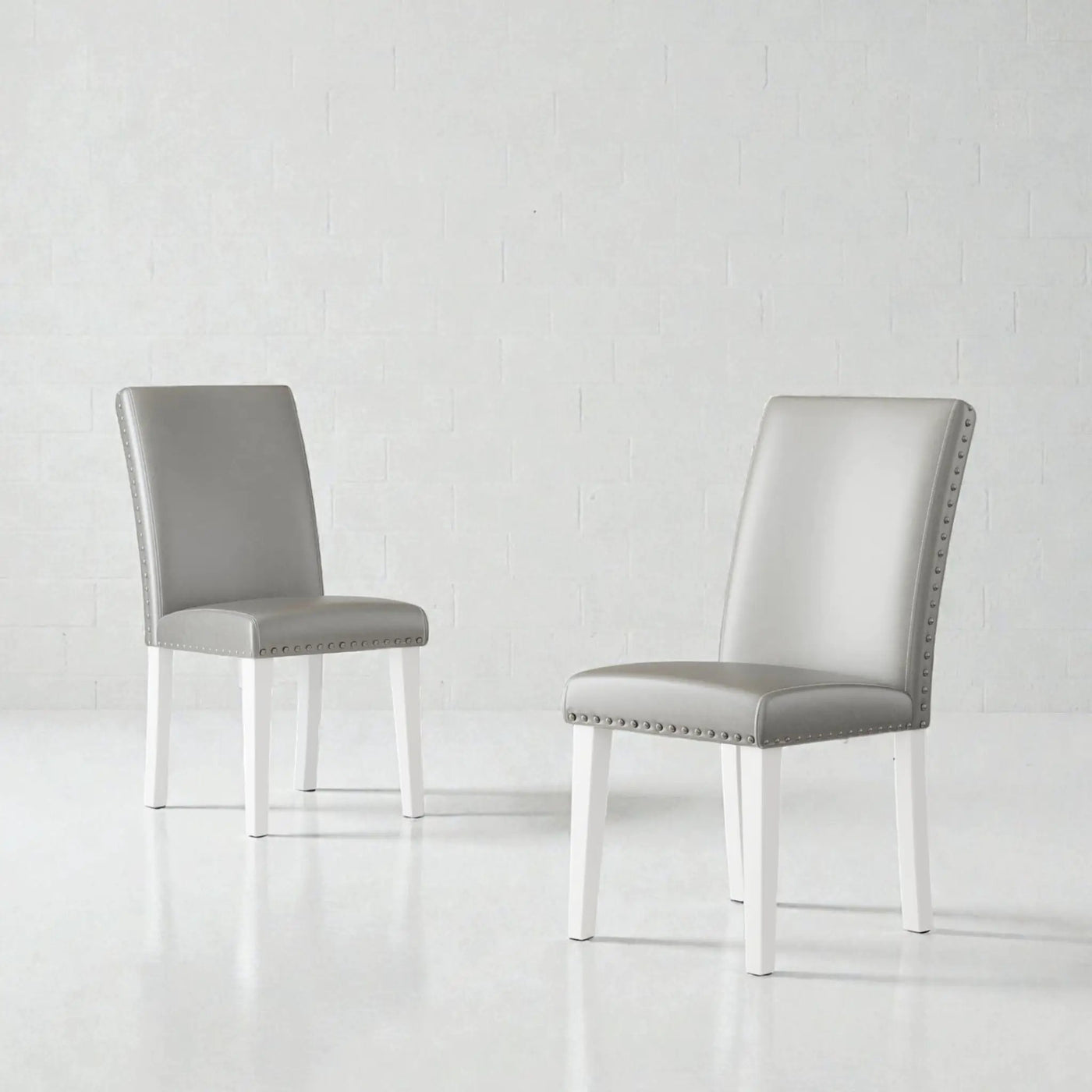 Upholstered Dining Chair With High Back Design (Set of 2) by HouseOfZazla