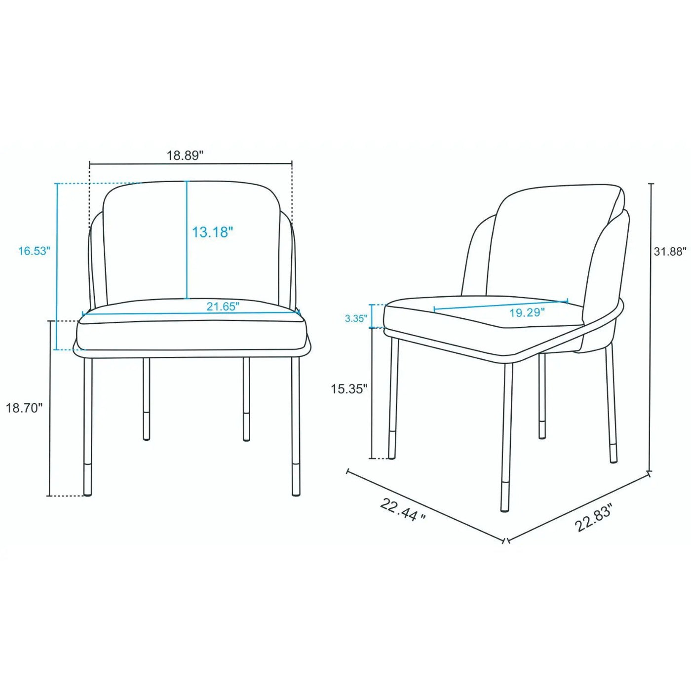 Flor - Dining Chair by HouseOfZazla