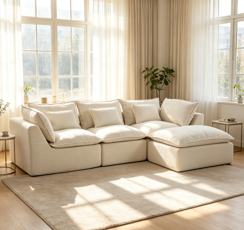 Cloud Couch Oversized Modular Sectional Sofa by HouseOfZazla