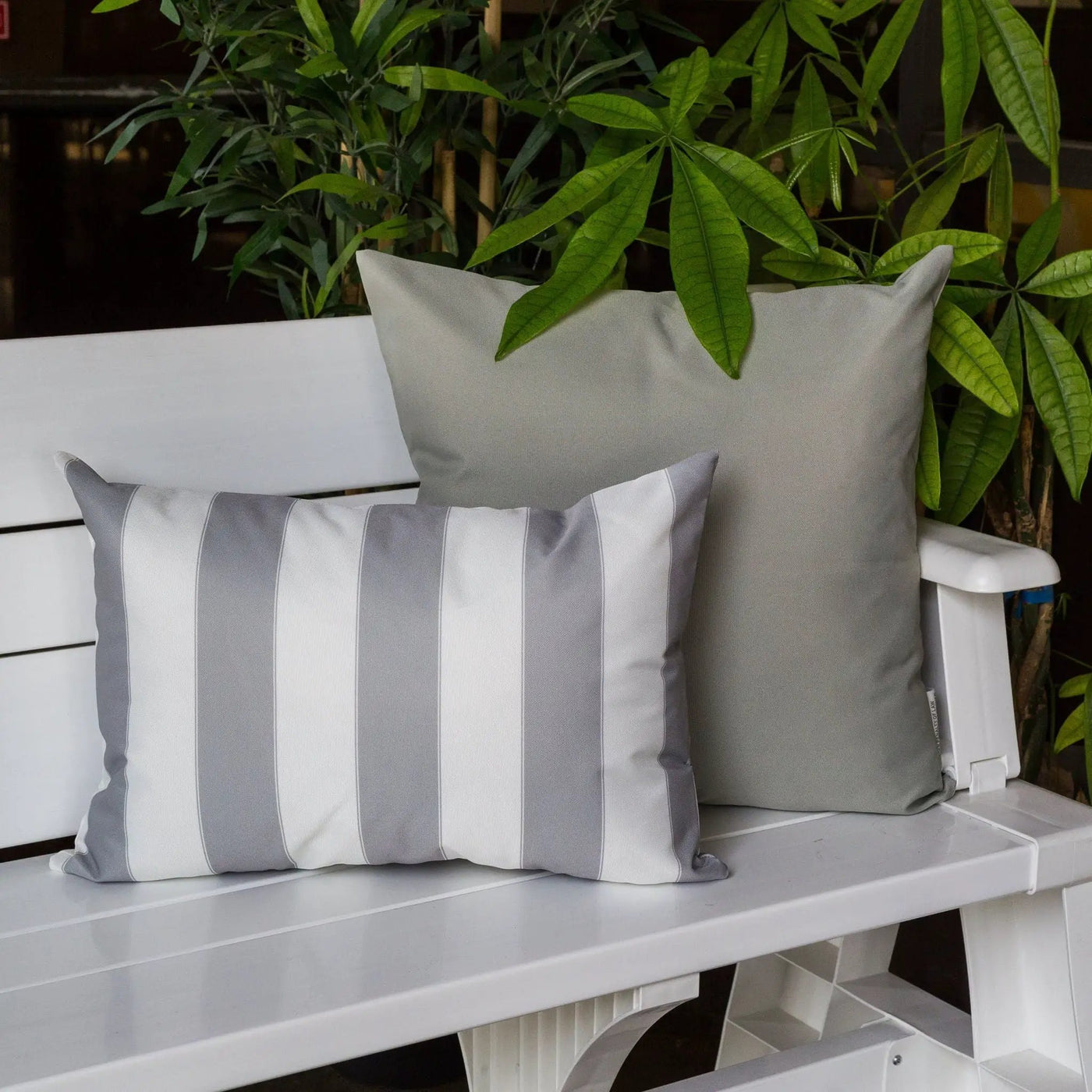 Horizon Stripe Pillow Outdoor & Indoor by HouseOfZazla