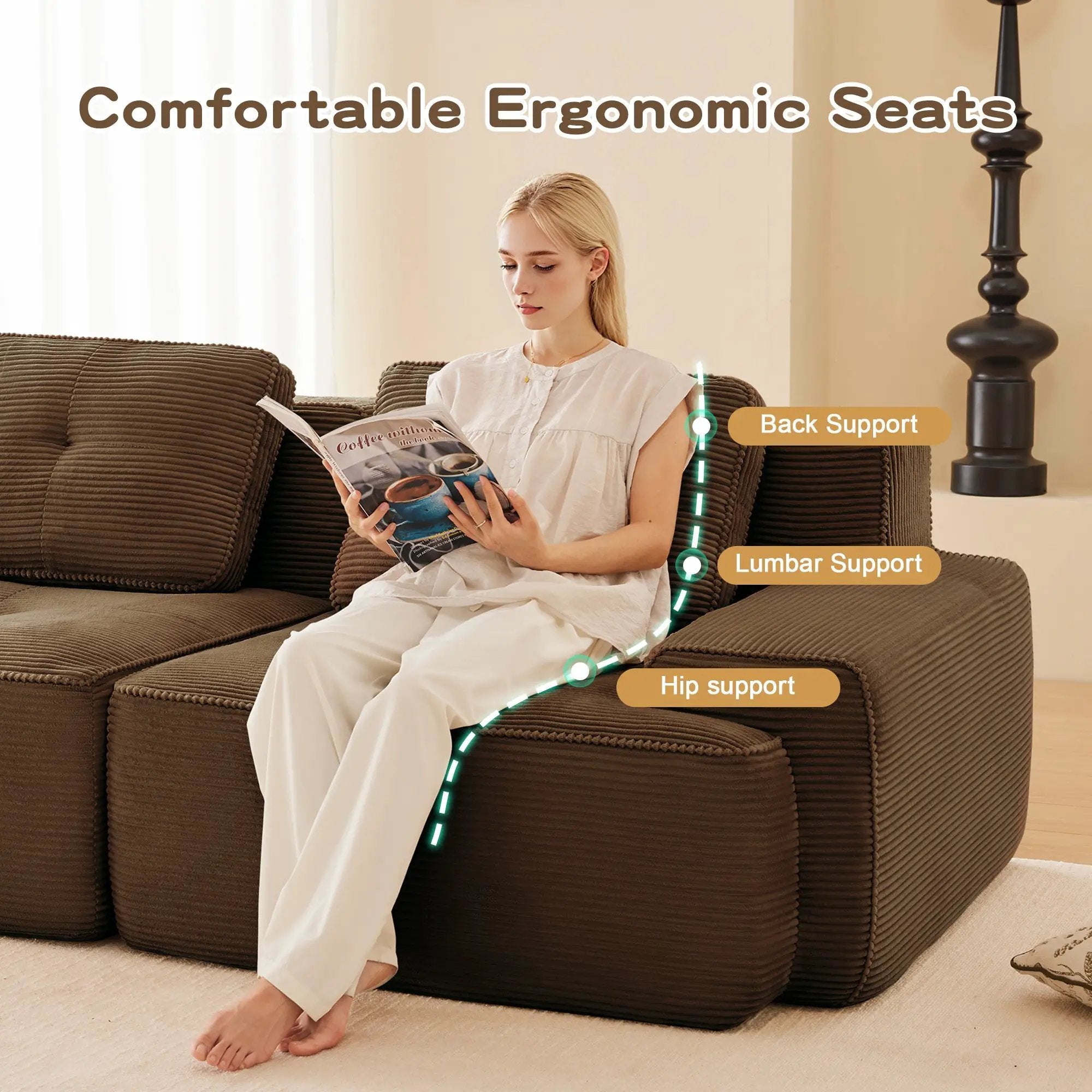 Modular Deep-Seat Sofa Set by HouseOfZazla