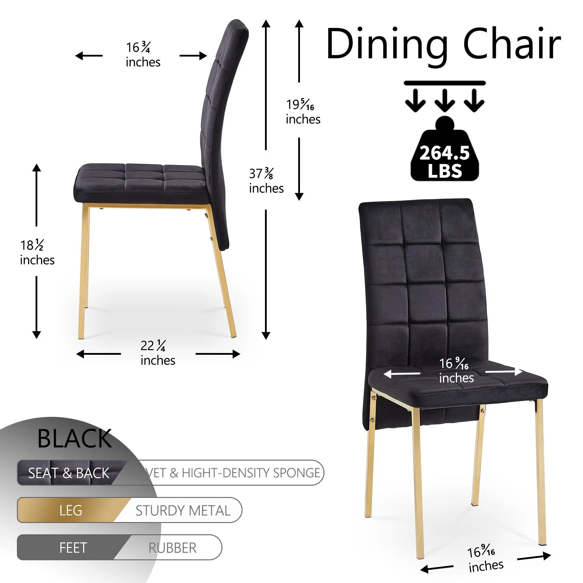 High Back Nordic Dining Chair Modern Chair With Color Legs by Unique Piece Furniture