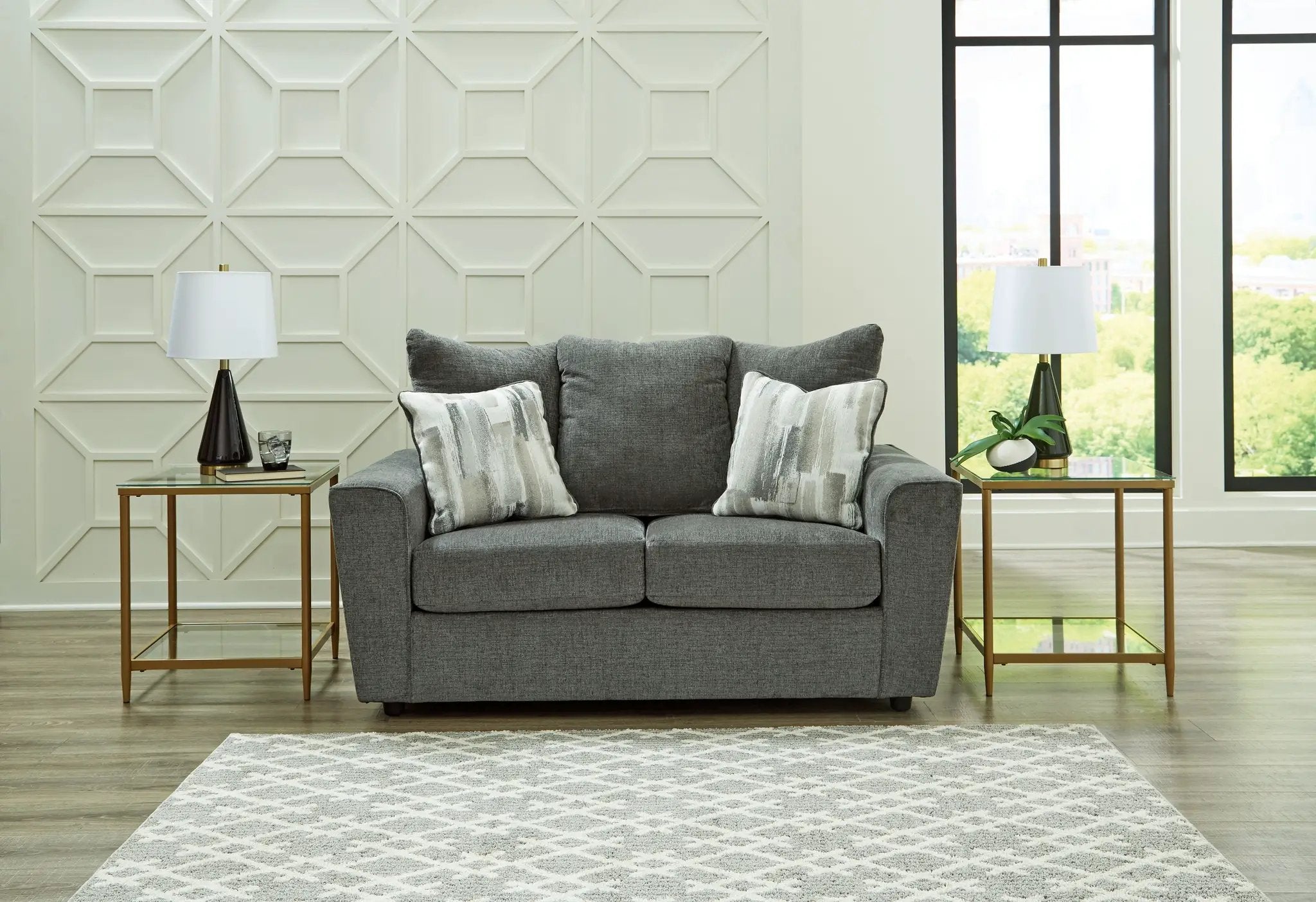 Stairatt - Loveseat by Unique Piece Furniture