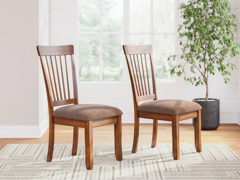 Berringer - Dining UPH Side Chair (Set of 2) - Rustic Brown by Unique Piece Furniture