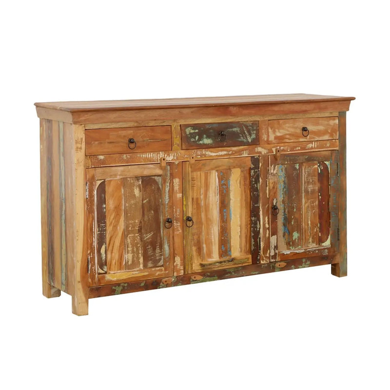 Mankato - 3 Drawer Accent Cabinet With 3 Doors - Wood by HouseOfZazla