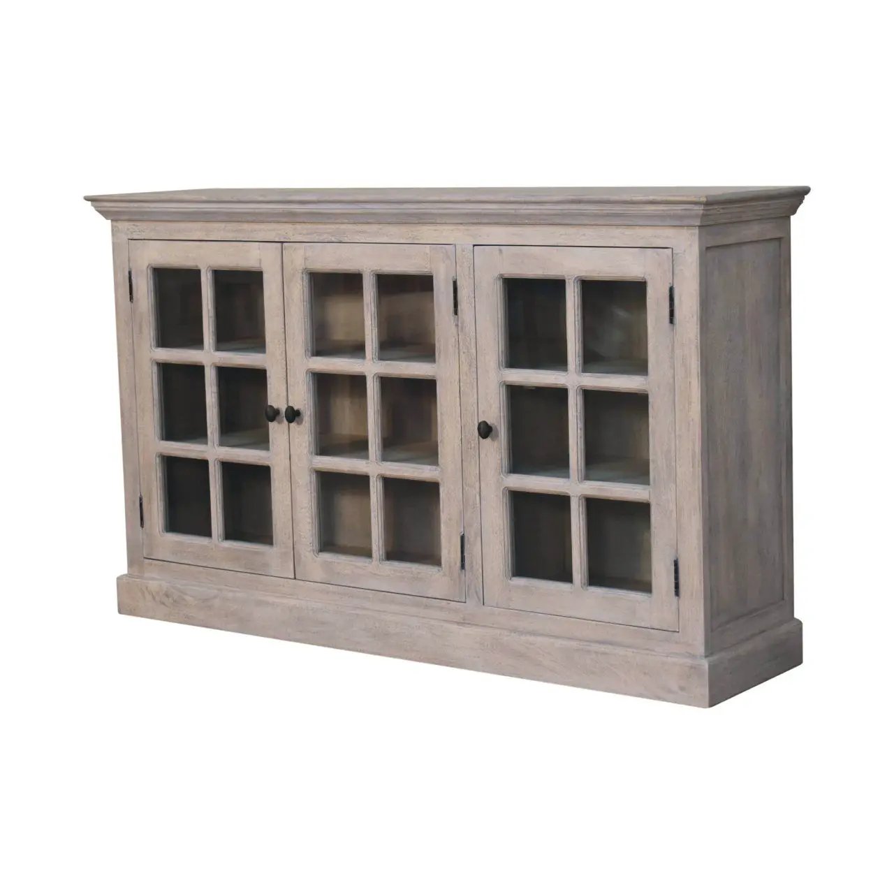 Triple Glazed Cabinet - Gray by HouseOfZazla
