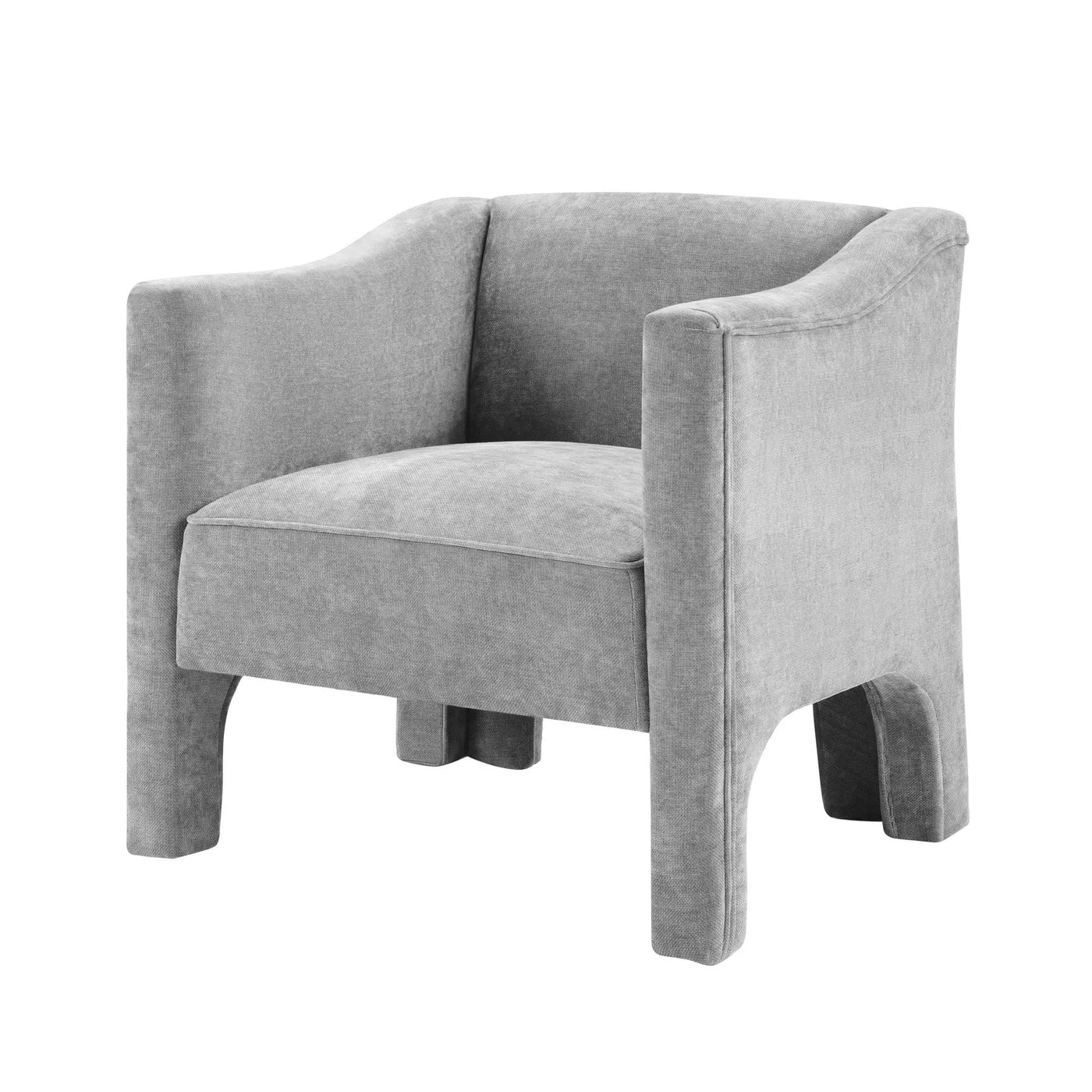 Barrel Accent Chair With Enclosed Arms by Unique Piece Furniture