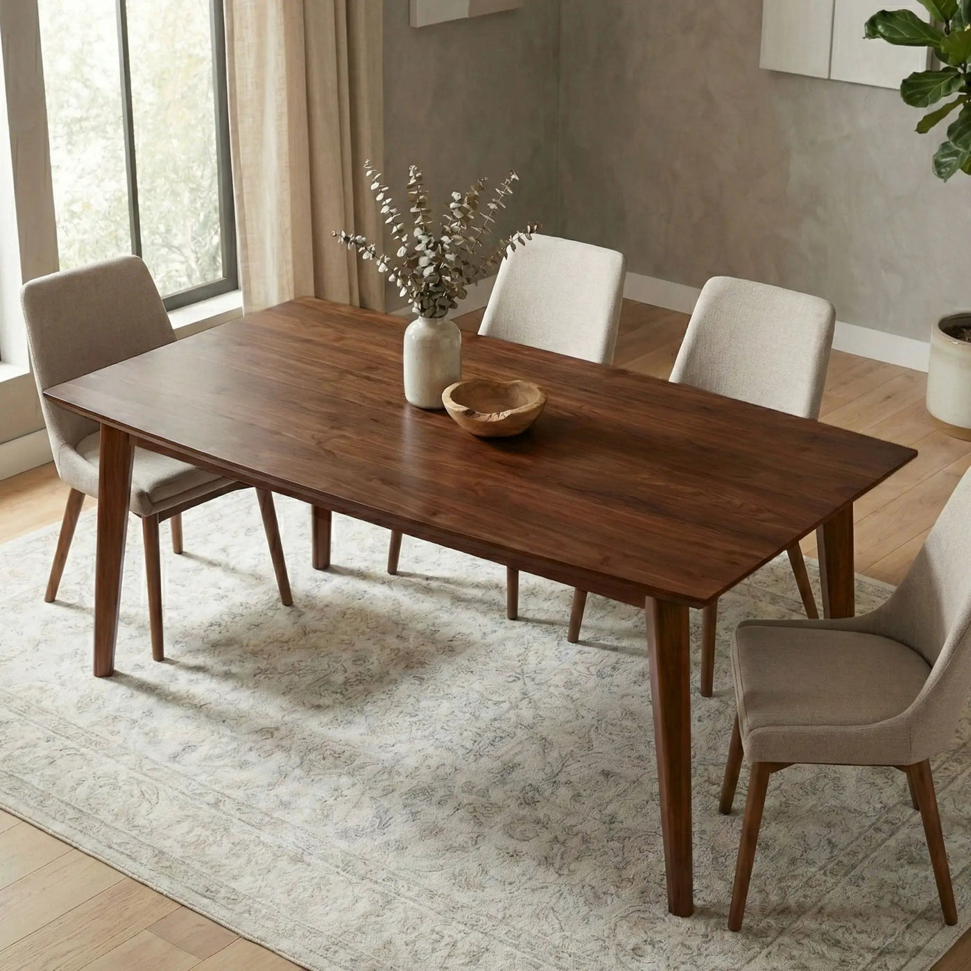 Draper - Dining Table, Rectangular Top by HouseOfZazla