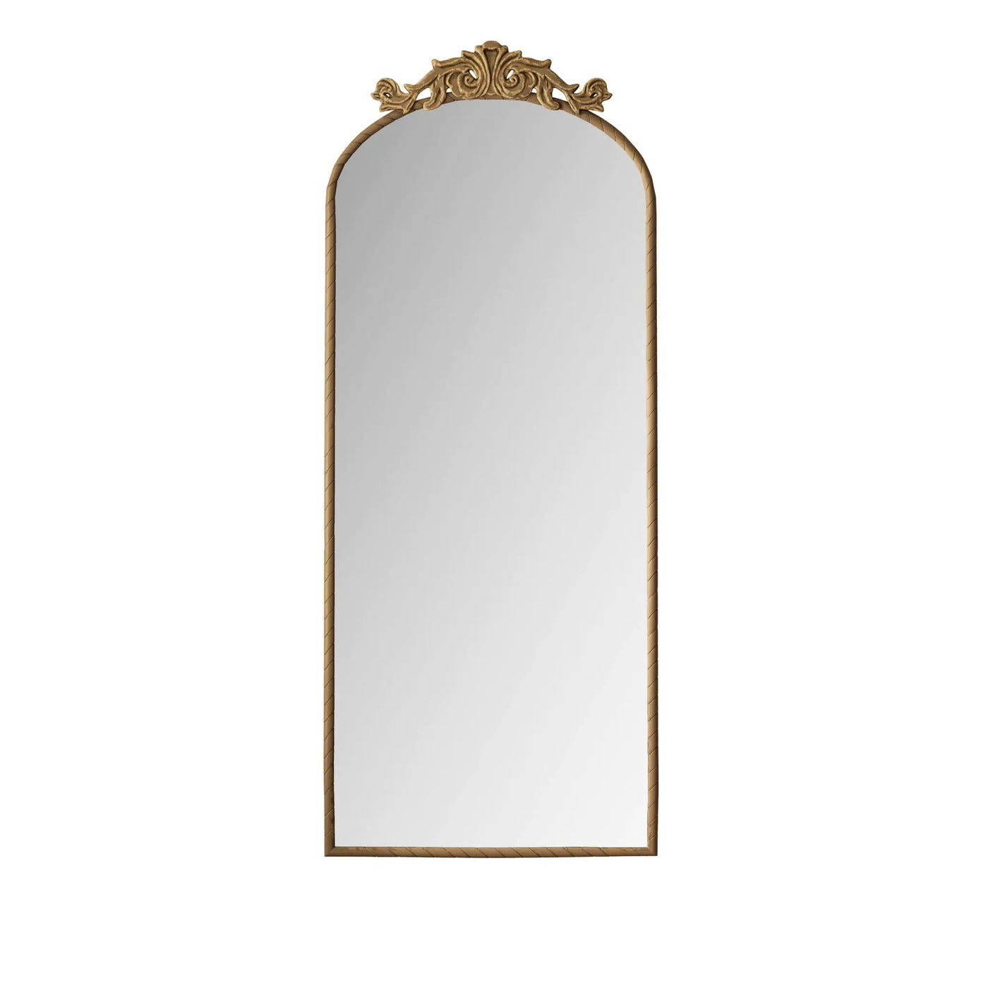 Vintage Arched Full Body Mirror, Wall Mounted For Living Room by HouseOfZazla