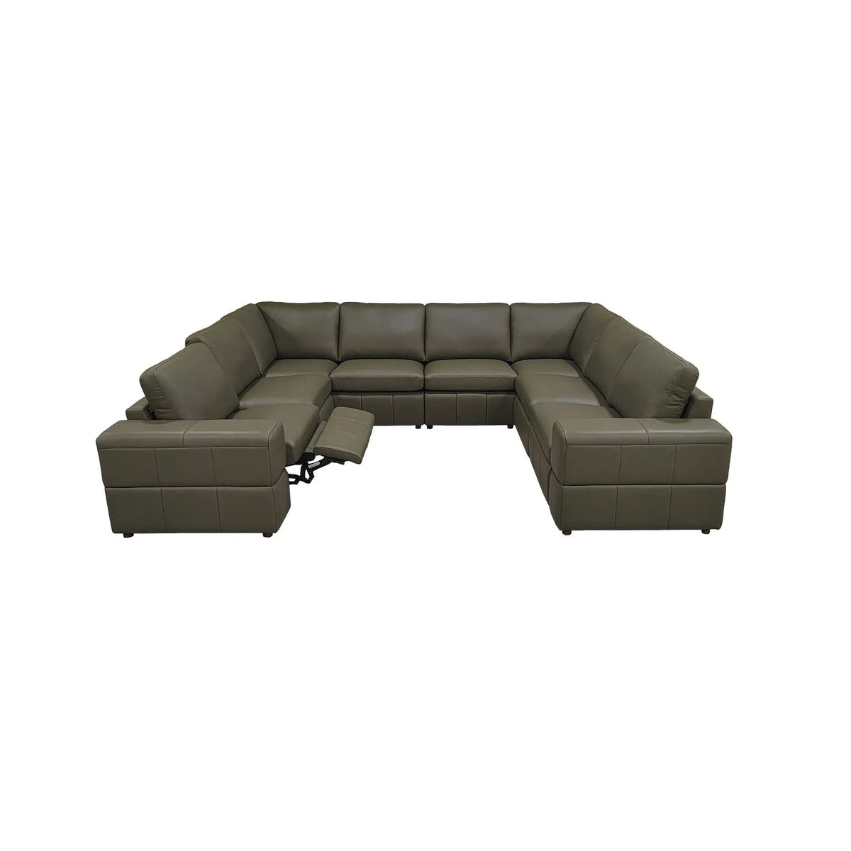 Upholstered Large Arms Sectional With Recliner Seats, photo 14 of 84
