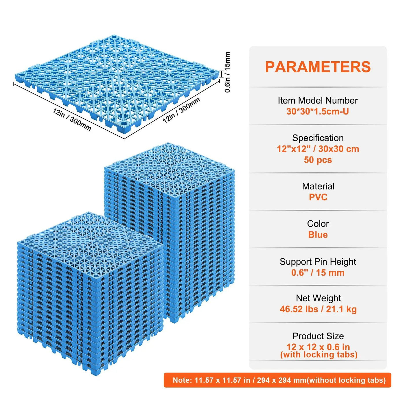 Interlocking Tile 50PCS by HouseOfZazla