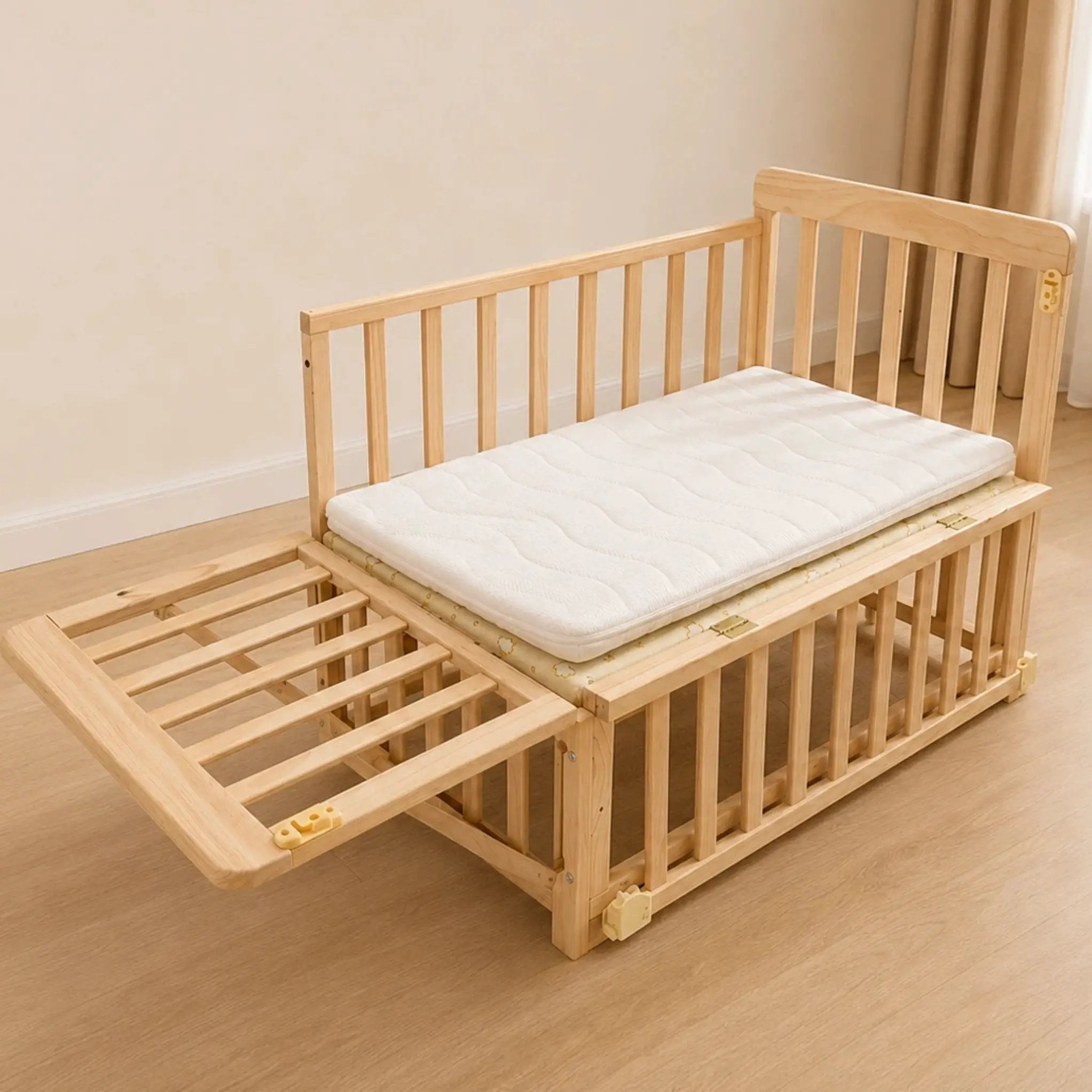 Solid Wood Baby Bassinet by HouseOfZazla
