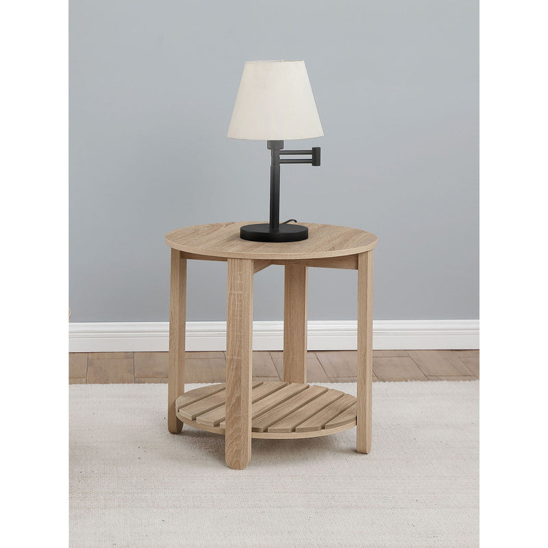 Altos - 1 Shelf Round Table by HouseOfZazla