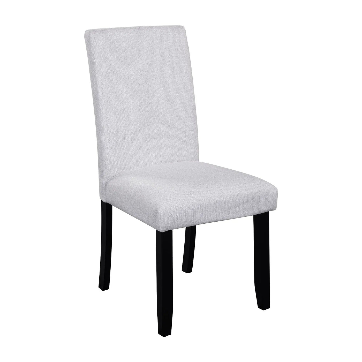 5 Piece Round Dining Table Set, Modern Dining Table And 4 Upholstered Chairs For Dining Room by HouseOfZazla