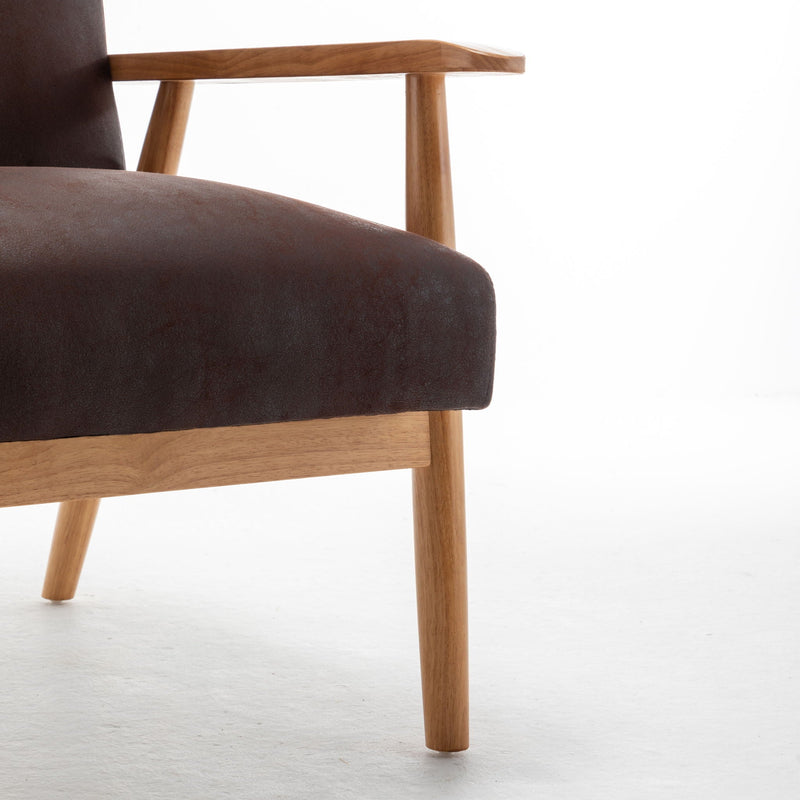 Wide Classic Mid-Century Modern Arm Chair by HouseOfZazla