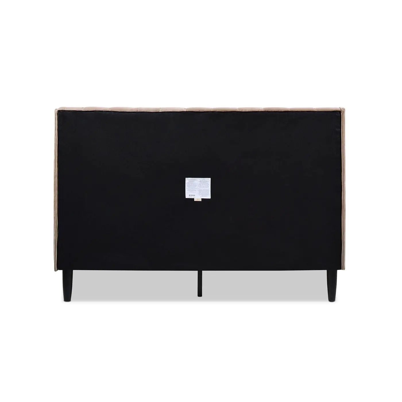 Aspen - Vertical Tufted Modern Headboard Platform Bed Set by HouseOfZazla