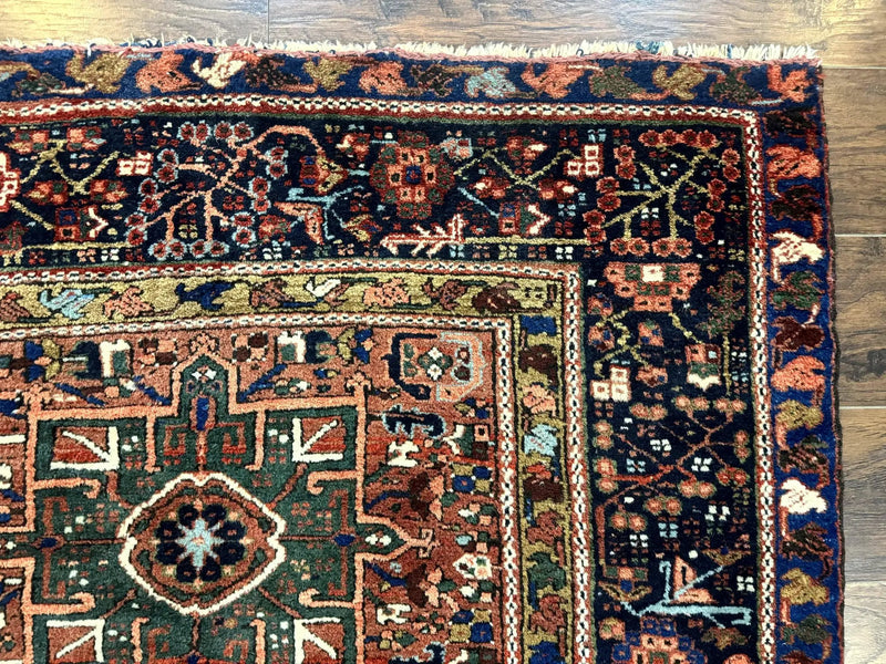Antique Persian Karajeh Heriz Rug 5x6 by Jewel Rugs