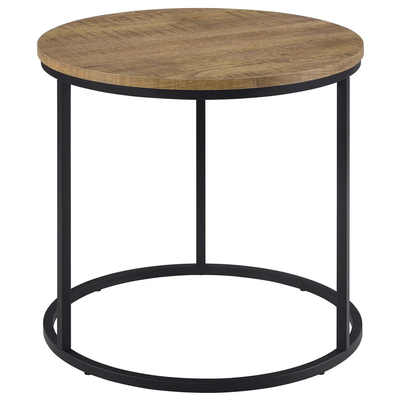 Lainey Round Occasional Side End Table Mango by Unique Piece Furniture