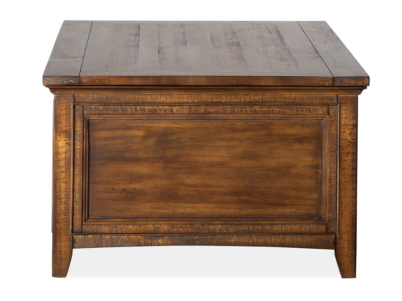 Bay Creek - Lift Top Storage Cocktail Table With Casters - Toasted Nutmeg, photo 2 of 7