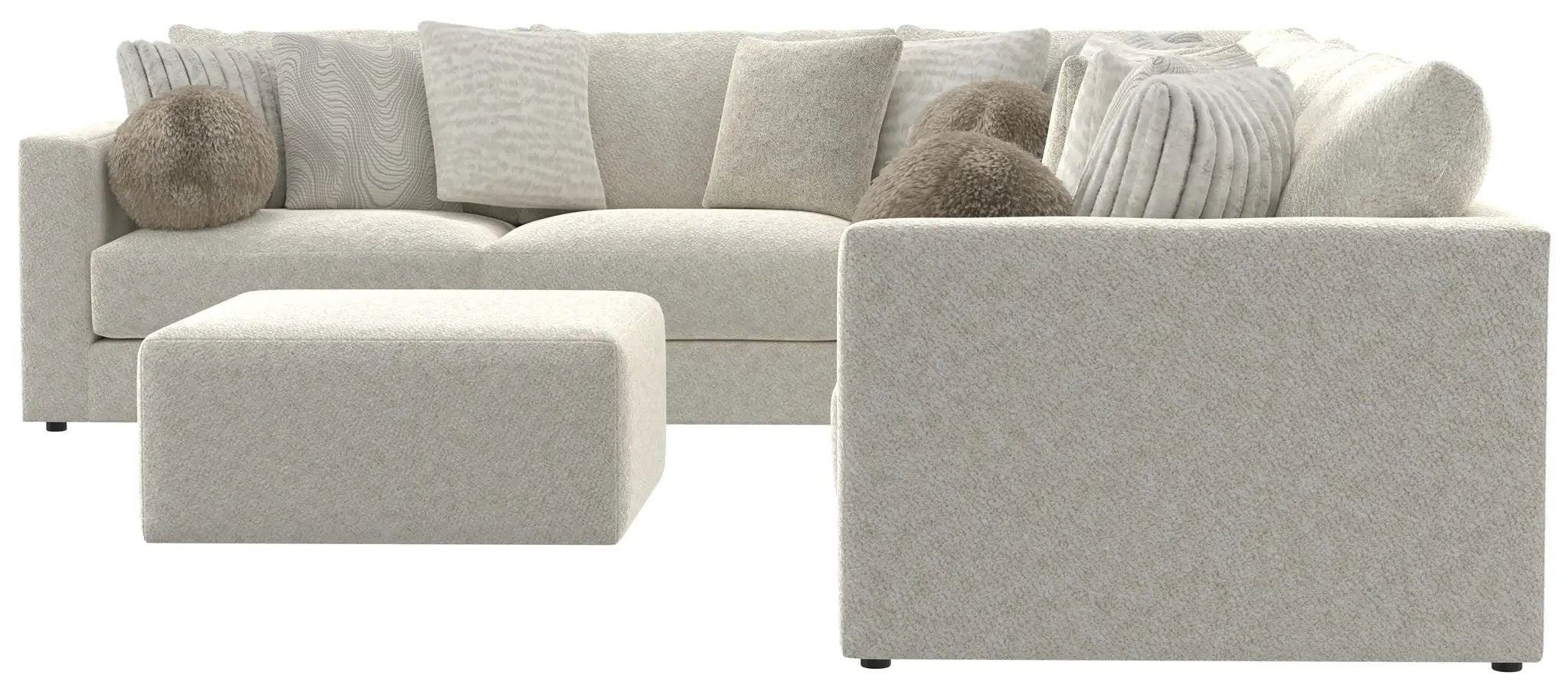 Ritzy - Modular Sofa And Included Cocktail Ottoman by Unique Piece Furniture