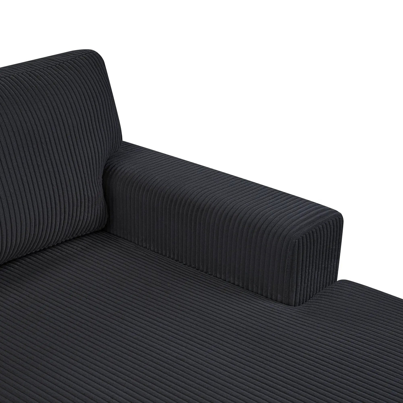 Oversized Sectional U-Shaped Sofa With Chaise Lounge And Three Soft Throw Pillows by HouseOfZazla