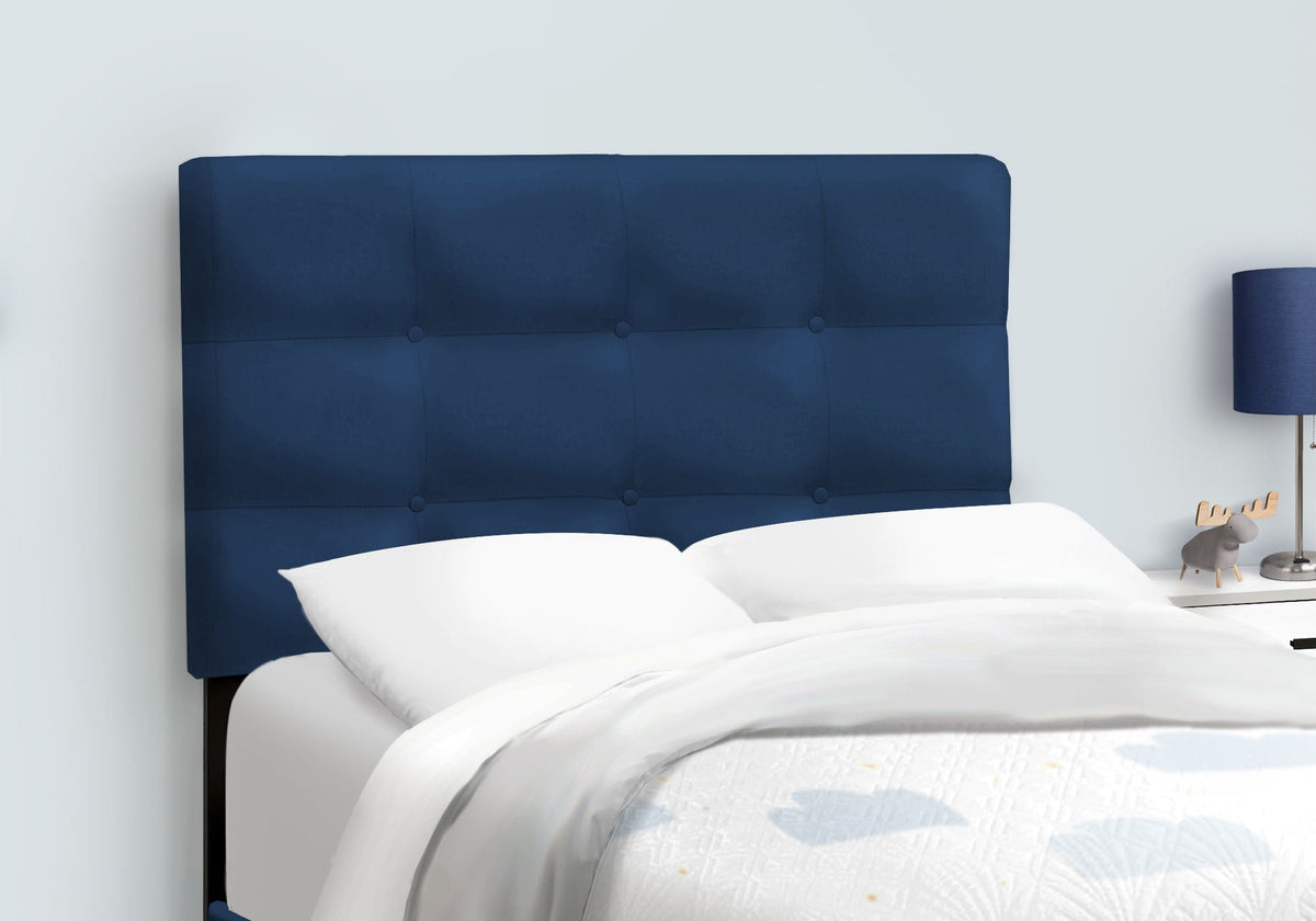 Transitional Upholstered Bed Frame with Tufted Fabric - Multiple Colors, photo 16 of 40
