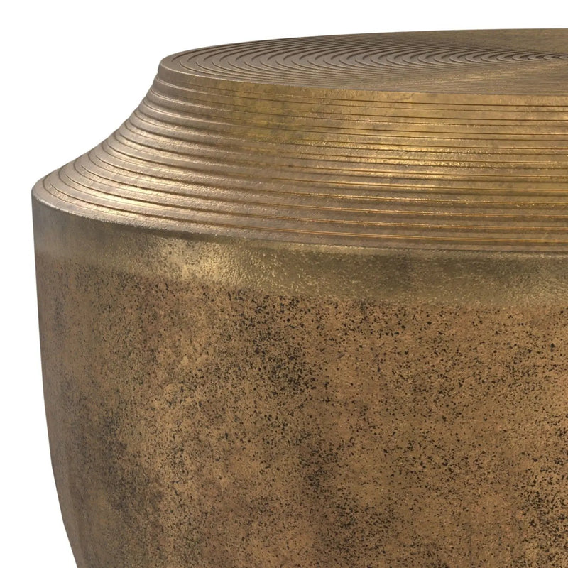 Timmons - Cast Aluminum Coffee Table - Brown by HouseOfZazla