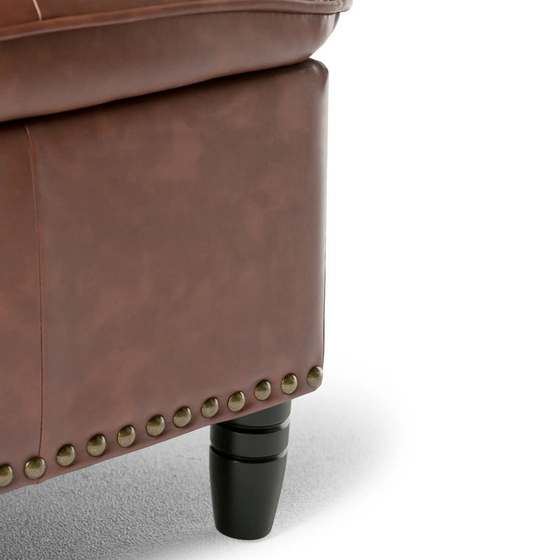 Emily - Storage Ottoman - Cognac by Unique Piece Furniture