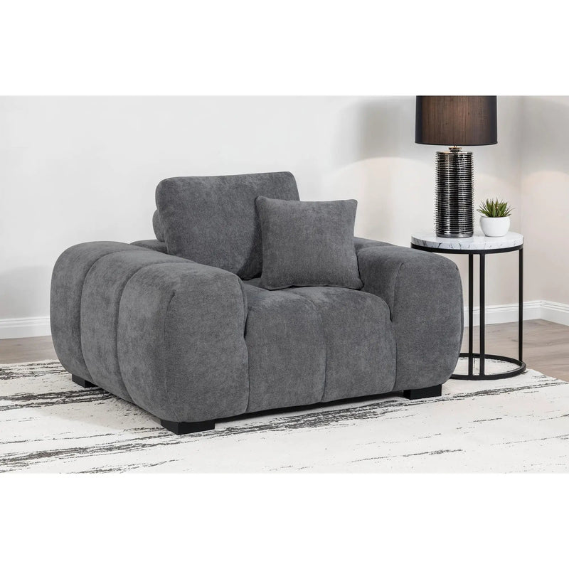 Plather - Track Arm Accent Chair by HouseOfZazla