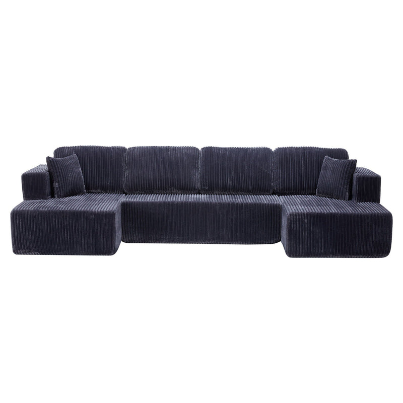 U-Shape Modular Sectional Sofa For Living Room by HouseOfZazla