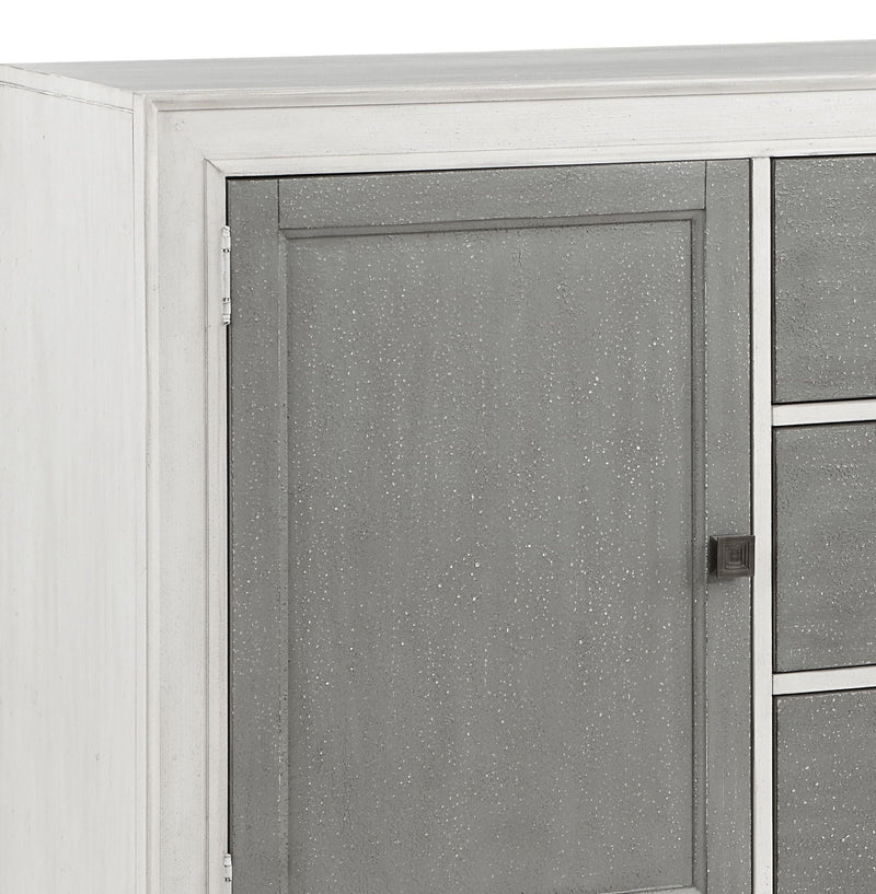 Gray Wood Server with Ample Storage - Katia, photo 2 of 4