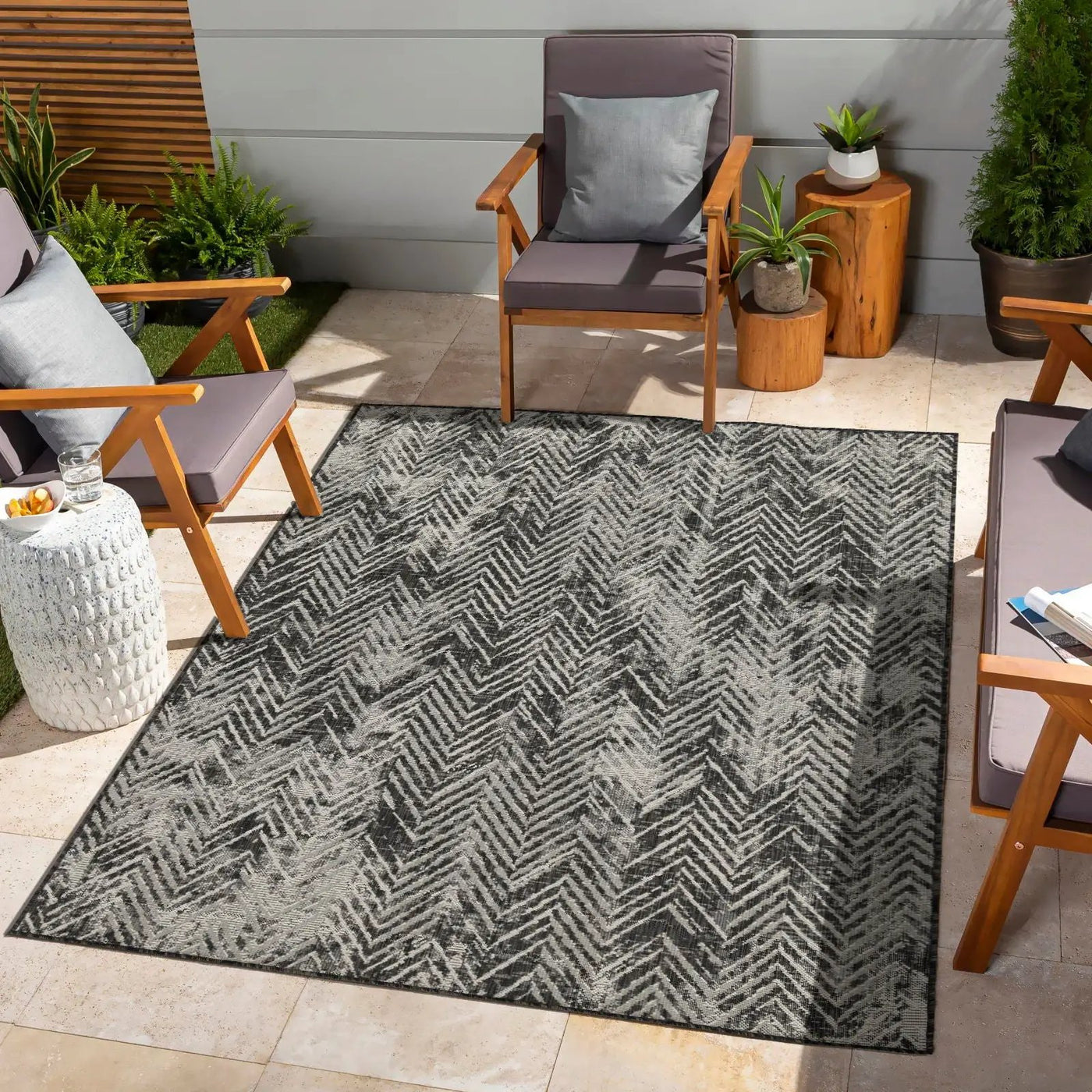 Sunshine - 2'7" X 7'3" Indoor / Outdoor, Area Rug Polypropylene by HouseOfZazla