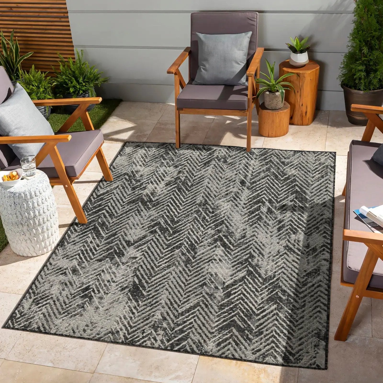 Sunshine - 2'7" X 7'3" Indoor / Outdoor, Area Rug Polypropylene by HouseOfZazla