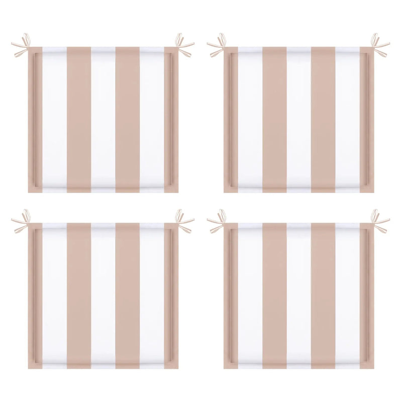 4PCS Outdoor Patio Seat Cushion Replacement - Khaki by HouseOfZazla