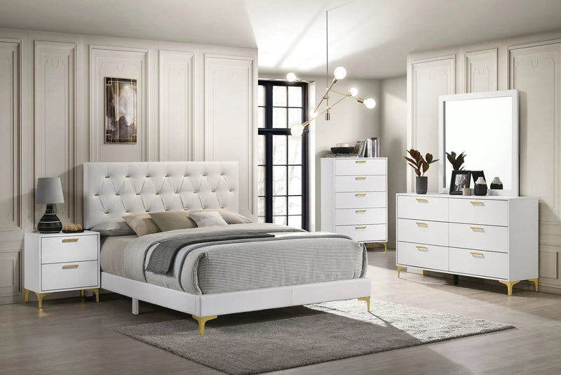 Kendall 5-piece California King Bedroom Set White by Unique Piece Furniture