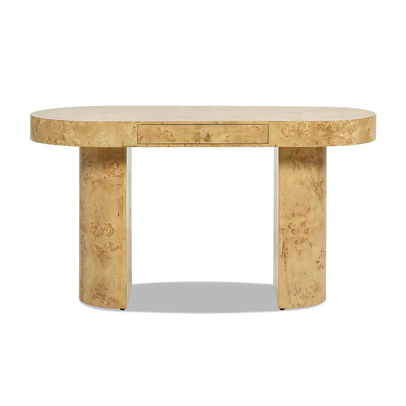 Jesse - Single Drawer Oval Computer Desk by Unique Piece Furniture